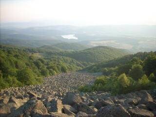 Поглед от морените